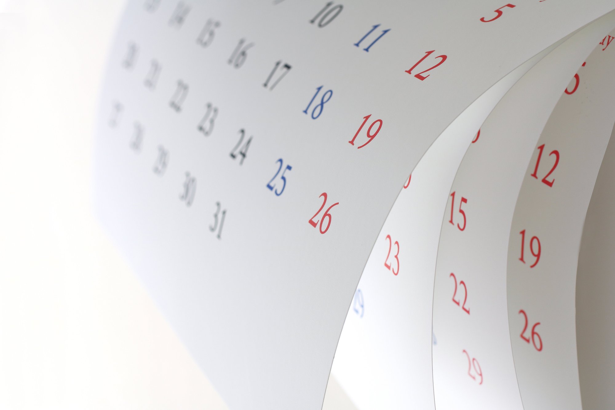 年間行事予定表