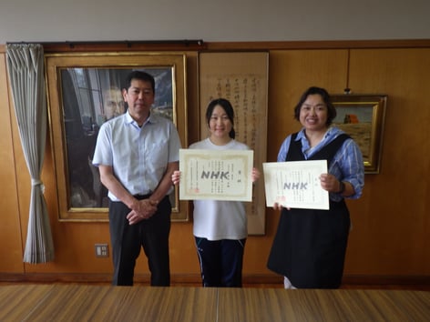 放送部　朗読部門優秀賞・全国大会出場へ