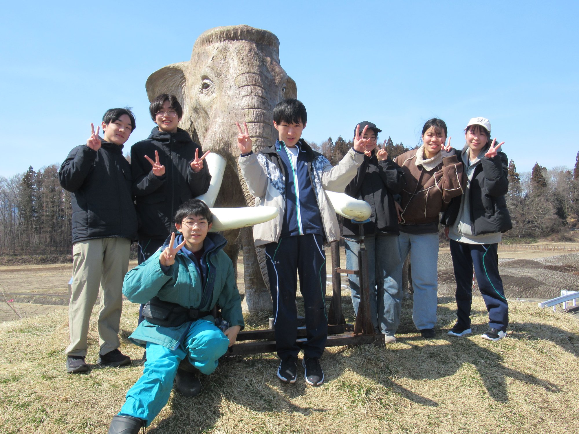 巡検 野尻湖発掘fes