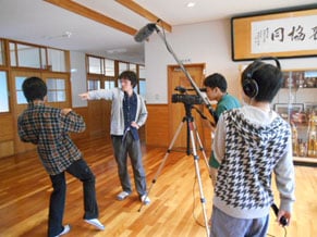 放送部の活動の様子
