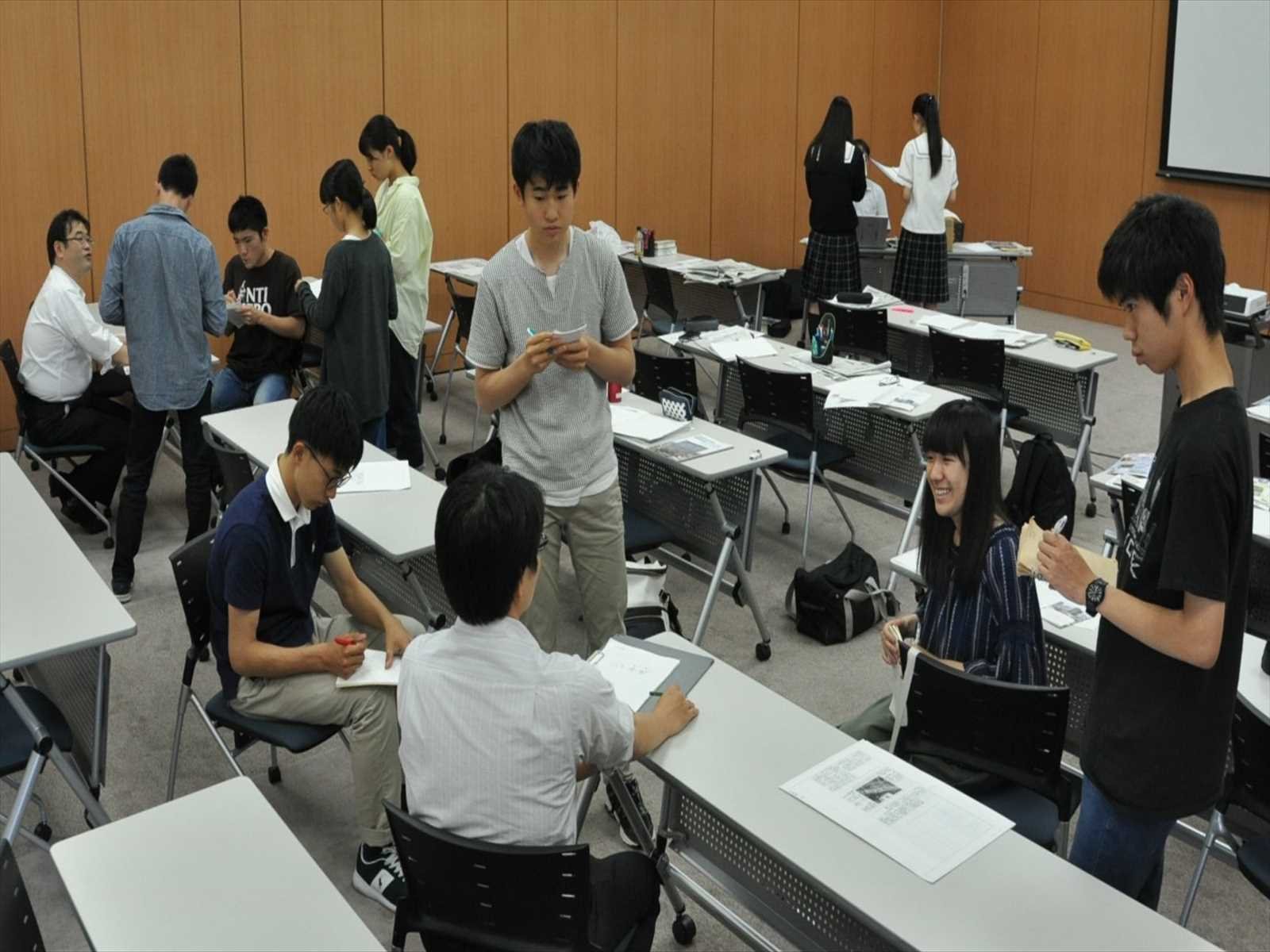 新聞作り技術講習会（信濃毎日新聞社）