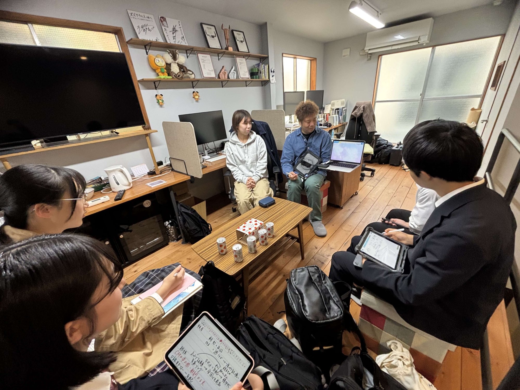 フィールドワークの様子