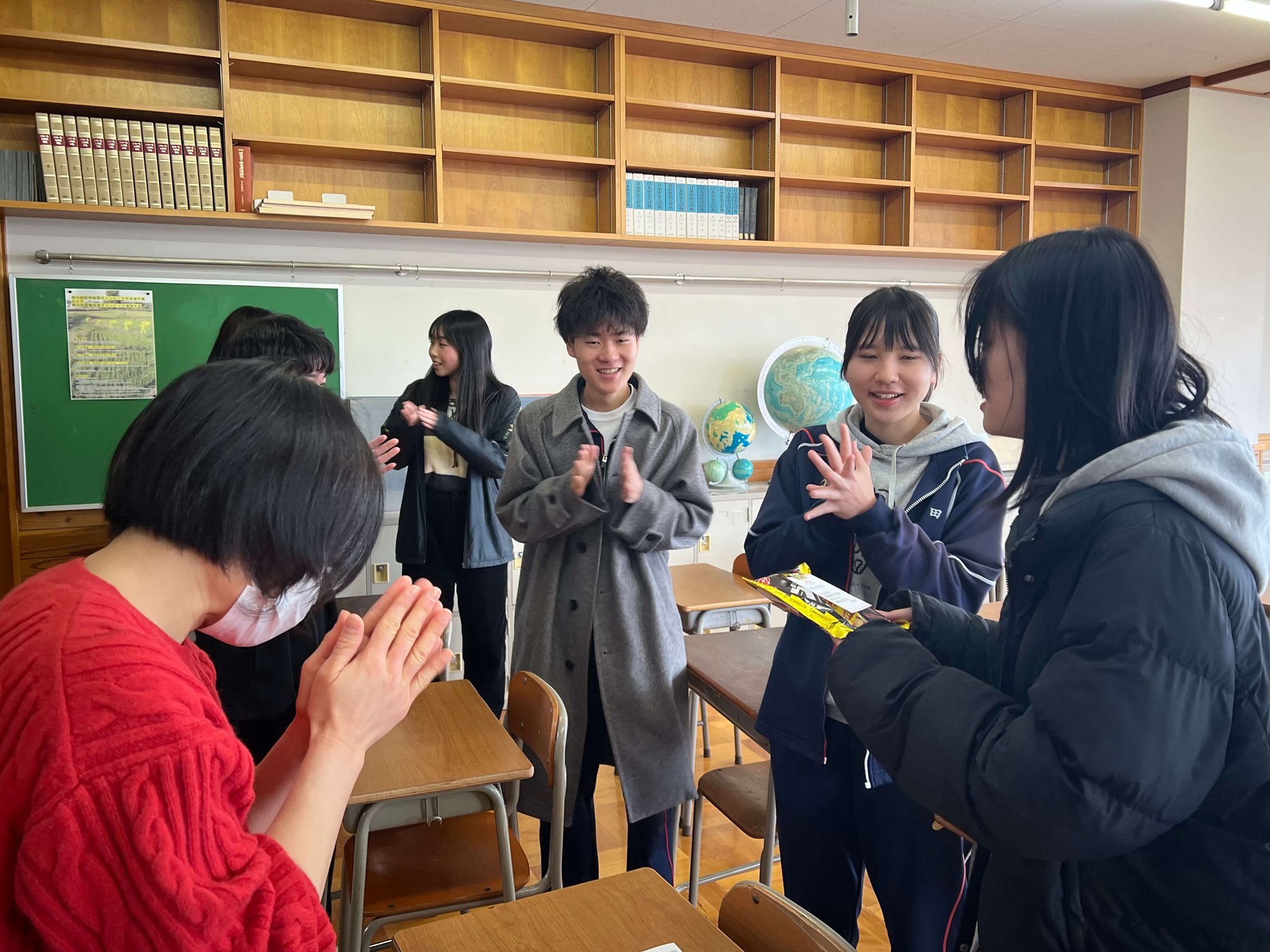 表彰された生徒の皆さん