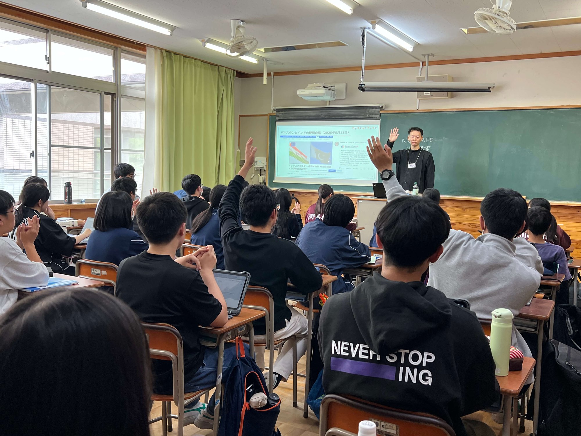 中山宏伸さんミニ講演会の様子