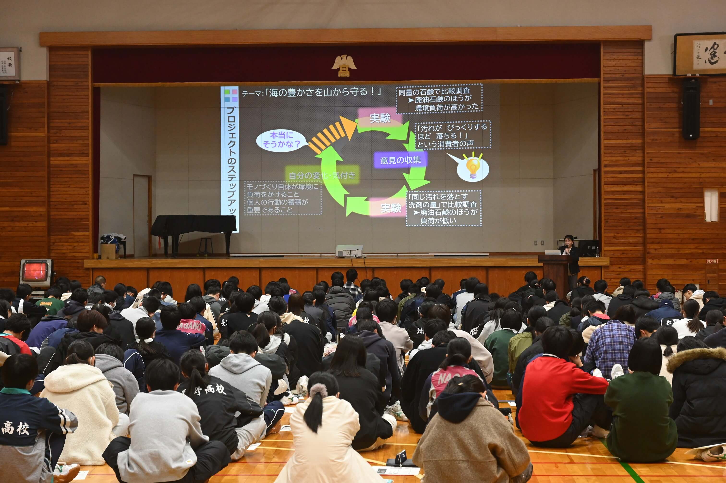 新2年生の課題設定に向けて「課題研究デザイン」講演｜長野県長野高等学校