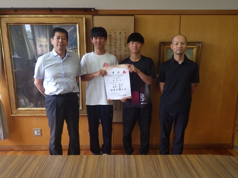 ソフトテニス部　県大会第２位　インターハイ出場決定