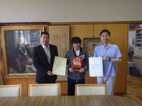 将棋　長野県選手権　優勝を報告