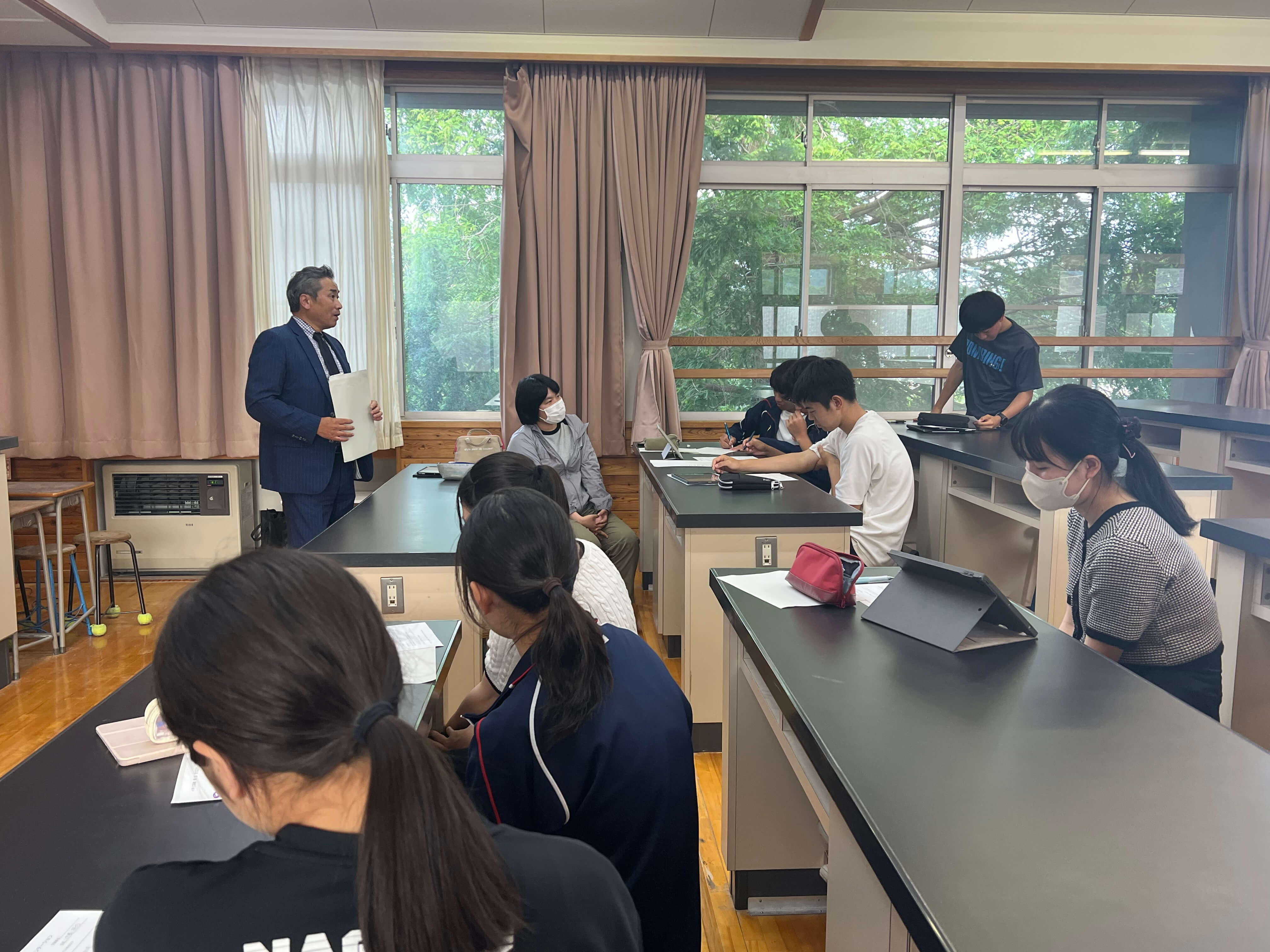 事前学習の様子